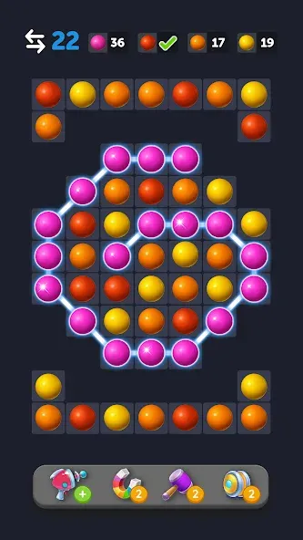 Bubble Link - Connect & Match (Бабл Линк)  [МОД Menu] Screenshot 5