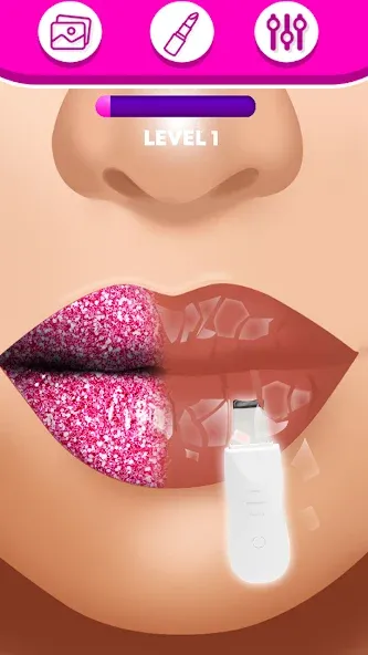 Lip Art Makeup Beauty Game  [МОД Меню] Screenshot 5