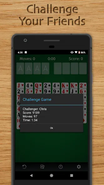 FreeCell Solitaire Classic (Фрисел Солитер Классик)  [МОД Все открыто] Screenshot 4