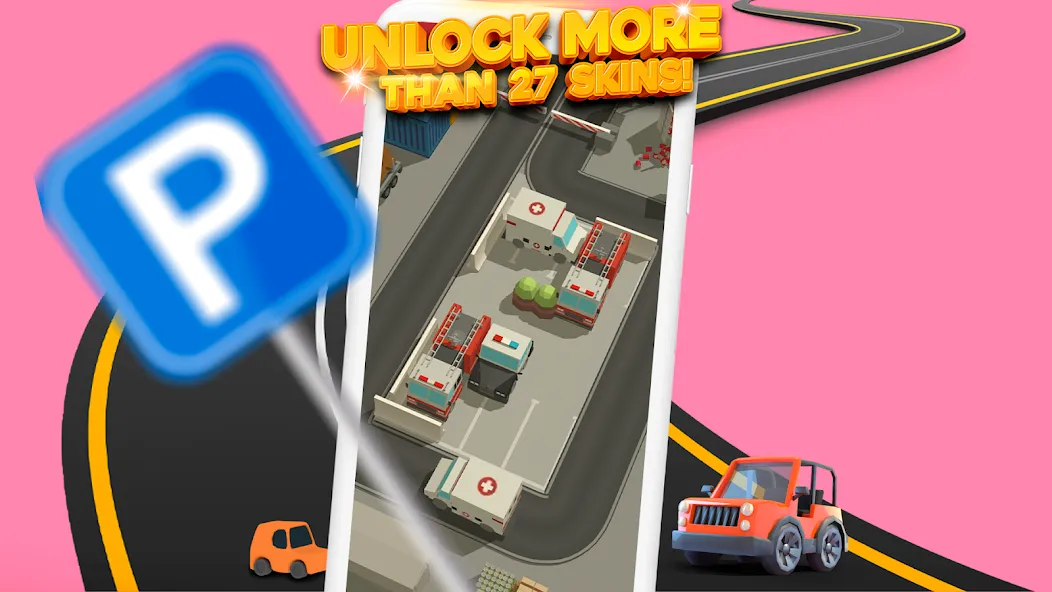 Parking Jam 3D (Парковочный затор 3D)  [МОД Все открыто] Screenshot 3