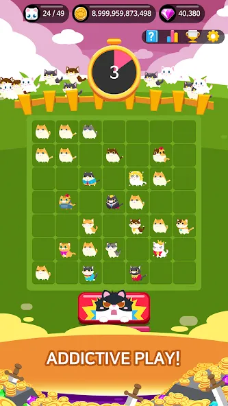 Battle Cat Hero (Баттл Кэт Герой)  [МОД Unlimited Money] Screenshot 4