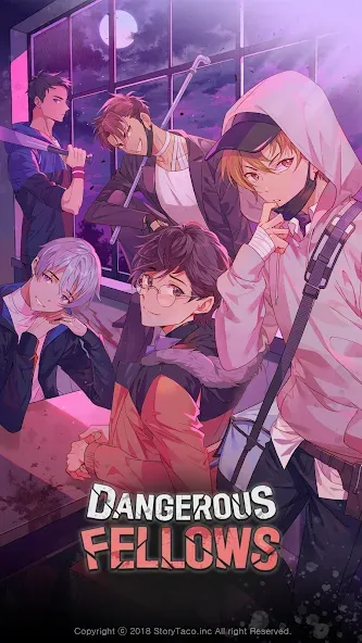 Dangerous Fellows:Otome Dating  [МОД Много монет] Screenshot 1