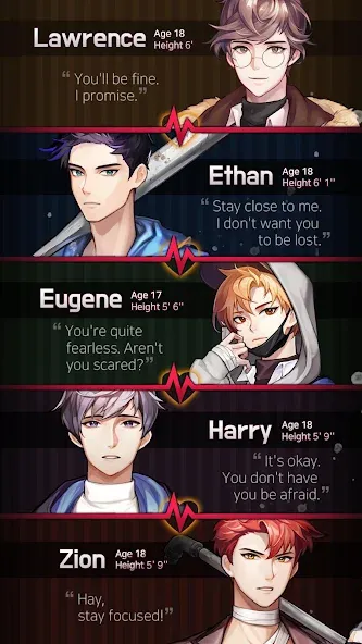 Dangerous Fellows:Otome Dating  [МОД Много монет] Screenshot 3