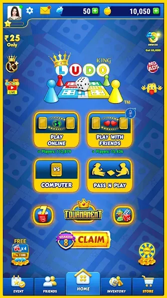 Ludo King™ (Лудо Кинг)  [МОД Бесконечные деньги] Screenshot 5