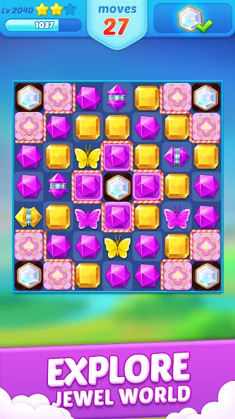 Jewel Crush™ - Match 3 Legend  [МОД Mega Pack] Screenshot 4