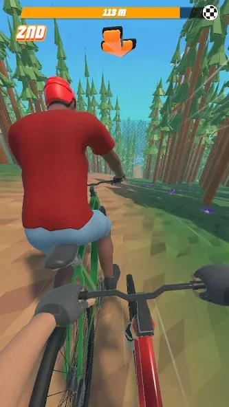 Bike Hill 3D (Байк Хилл 3Д)  [МОД Unlocked] Screenshot 1