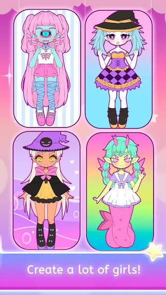 Mimistar dress up chibi doll (Министар)  [МОД Unlimited Money] Screenshot 4