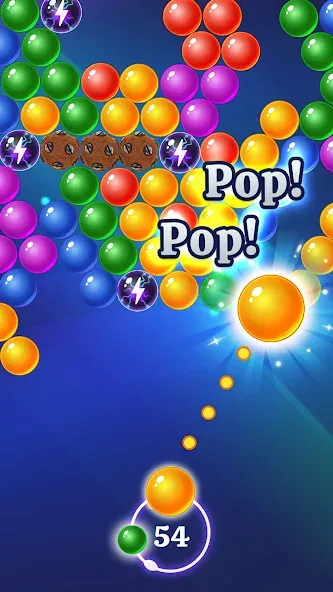 Bubble Shooter Games  [МОД Бесконечные монеты] Screenshot 4