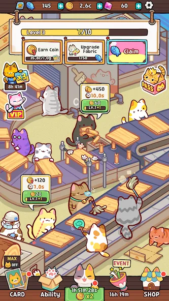 Kitty Cat Tycoon (Китти Кэт Тайкун)  [МОД Много монет] Screenshot 5