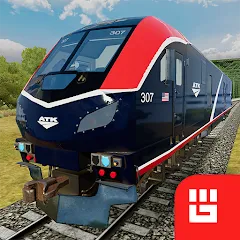 Скачать взлом Train Simulator PRO USA (Трейн Симулятор ПРО США)  [МОД Unlocked] на Андроид