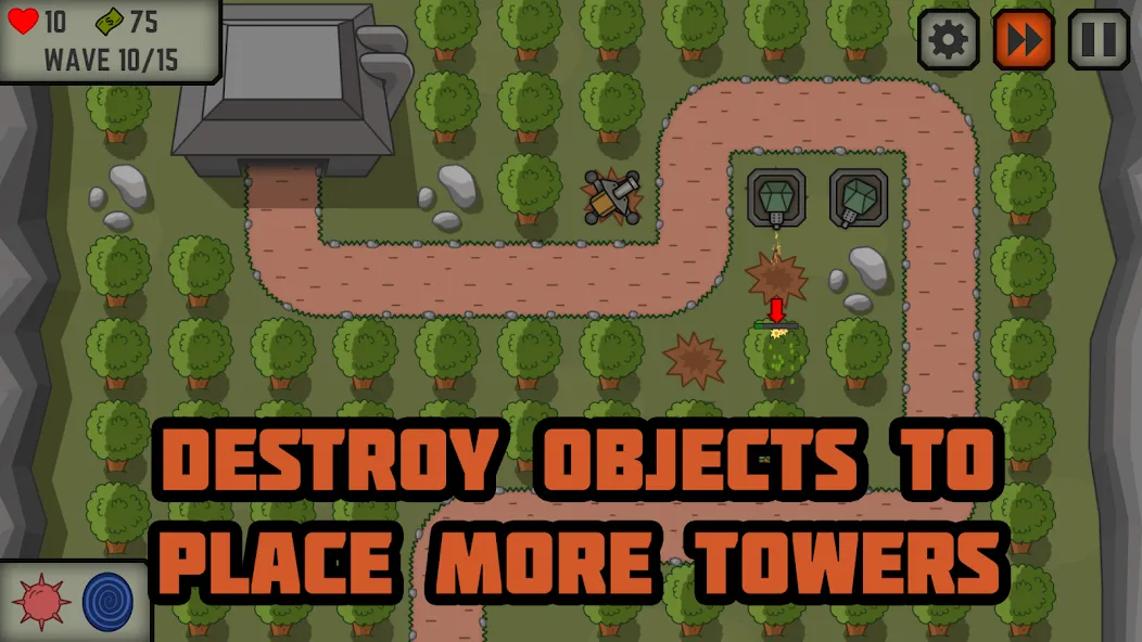 Tactical War: Tower Defense  [МОД Unlocked] Screenshot 4