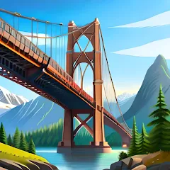 Скачать взлом Bridgezz: Bridge Construction (Бриджзз)  [МОД Много монет] на Андроид