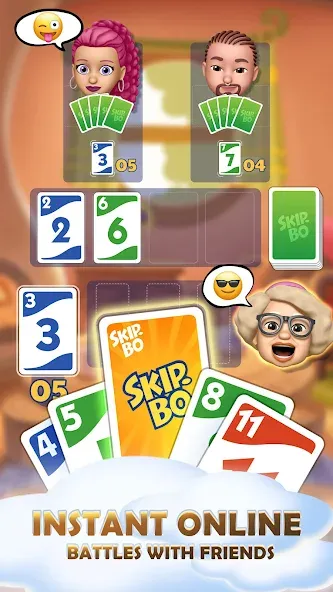 Skip-Bo (кип)  [МОД Menu] Screenshot 2