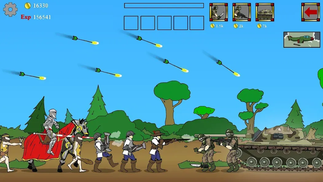 Age of War (Эйдж оф Вор)  [МОД Много монет] Screenshot 3