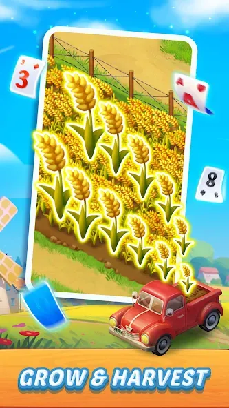 Solitaire Farm Adventure (Солитер)  [МОД Mega Pack] Screenshot 5