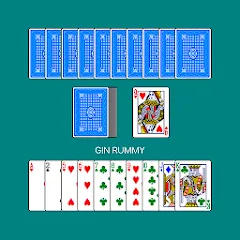 Скачать взлом Gin Rummy (Джин Рамми)  [МОД Много монет] на Андроид