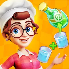 Скачать взлом Merge Cooking:Theme Restaurant [МОД Mega Pack] на Андроид