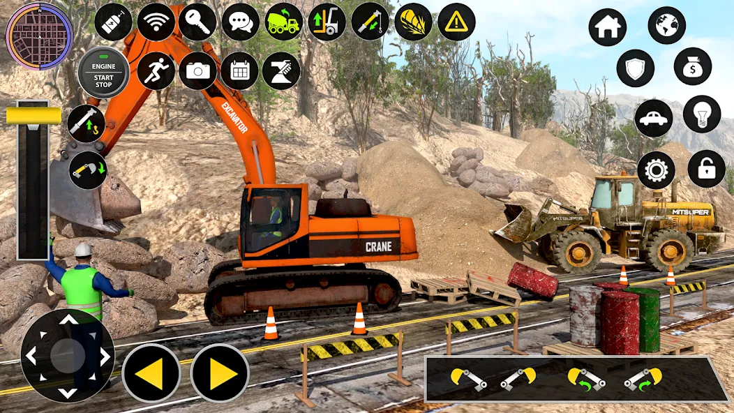 Construction Excavator Game 3D  [МОД Unlimited Money] Screenshot 4