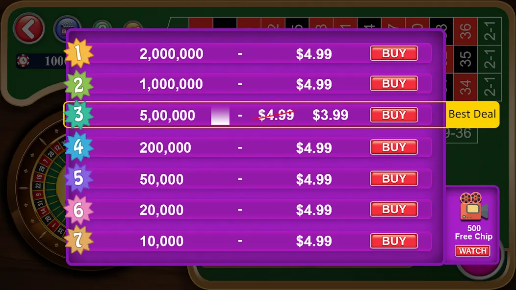 Roulette Casino Royale (Рулетка Казино Рояль)  [МОД Mega Pack] Screenshot 5