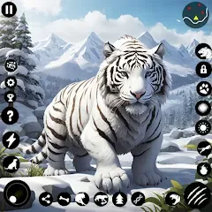 Скачать взлом Arctic White Tiger Family Sim [МОД Много денег] на Андроид