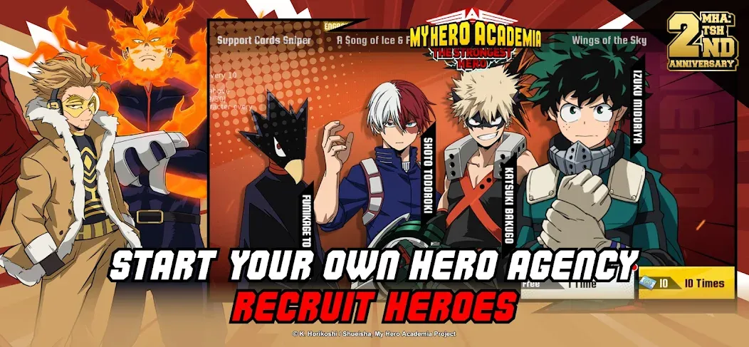 MHA:The Strongest Hero (Эмха)  [МОД Unlocked] Screenshot 5