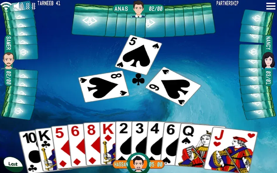 Golden Card Games Tarneeb Trix (Голден Кард Геймс Тарниб Трикс)  [МОД Бесконечные деньги] Screenshot 1