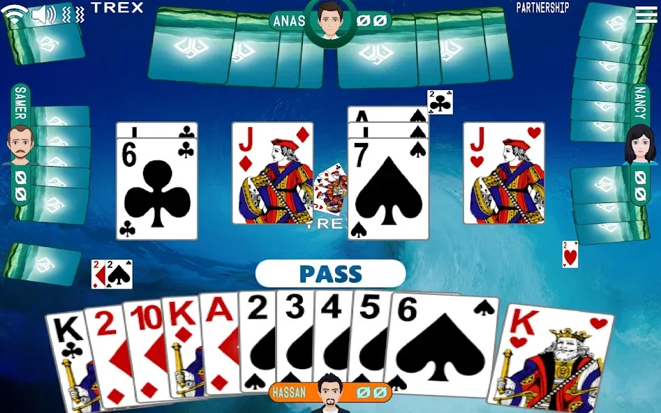 Golden Card Games Tarneeb Trix (Голден Кард Геймс Тарниб Трикс)  [МОД Бесконечные деньги] Screenshot 2