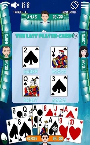 Golden Card Games Tarneeb Trix (Голден Кард Геймс Тарниб Трикс)  [МОД Бесконечные деньги] Screenshot 5