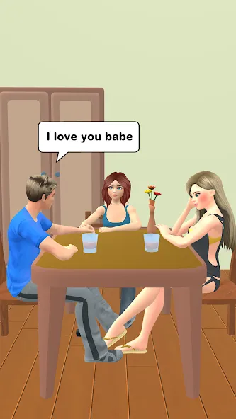 Couple Life 3D (Супл Лайф 3Д)  [МОД Бесконечные монеты] Screenshot 5