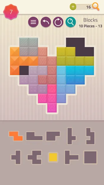 Polygrams - Tangram Puzzles (Полиграммы)  [МОД Mega Pack] Screenshot 3