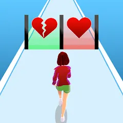 Скачать взлом Girl Run 3D - Fun Running Game (девушка бежит)  [МОД Mega Pack] на Андроид