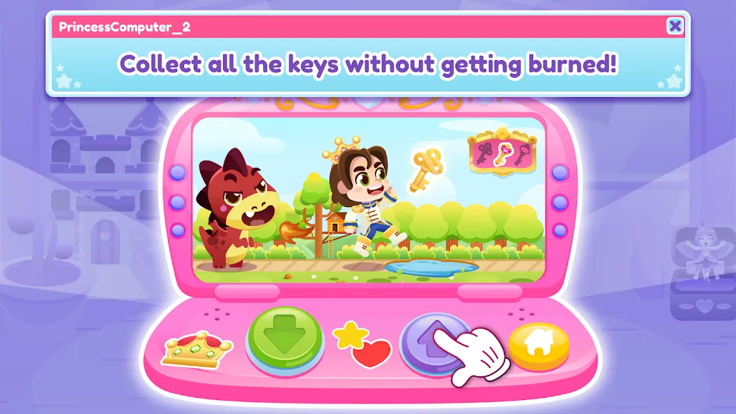 Princess Computer 2 Girl Games  [МОД Много монет] Screenshot 4