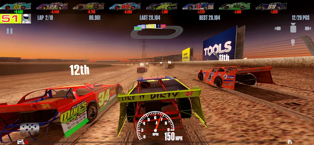 Stock Car Racing (ток Кар Гонки)  [МОД Menu] Screenshot 2