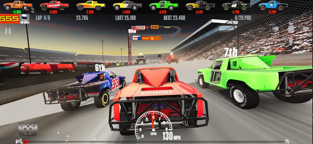 Stock Car Racing (ток Кар Гонки)  [МОД Menu] Screenshot 5