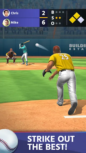 Baseball: Home Run Sports Game (Бейсбол)  [МОД Много монет] Screenshot 3