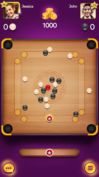 Carrom Pool: Disc Game (Карром Пул)  [МОД Много денег] Screenshot 2