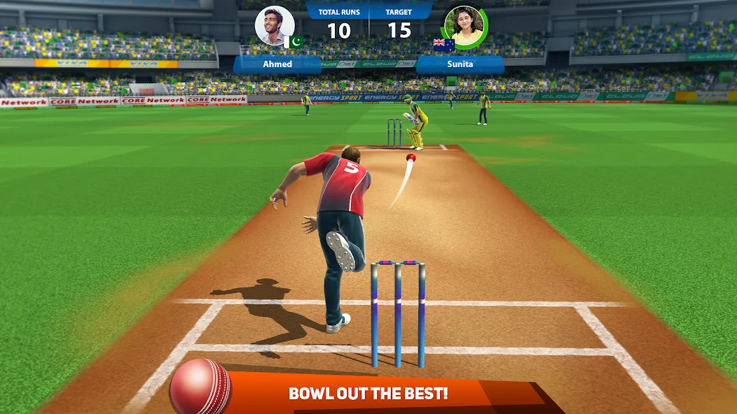 Cricket League (Крикет Лига)  [МОД Бесконечные монеты] Screenshot 3