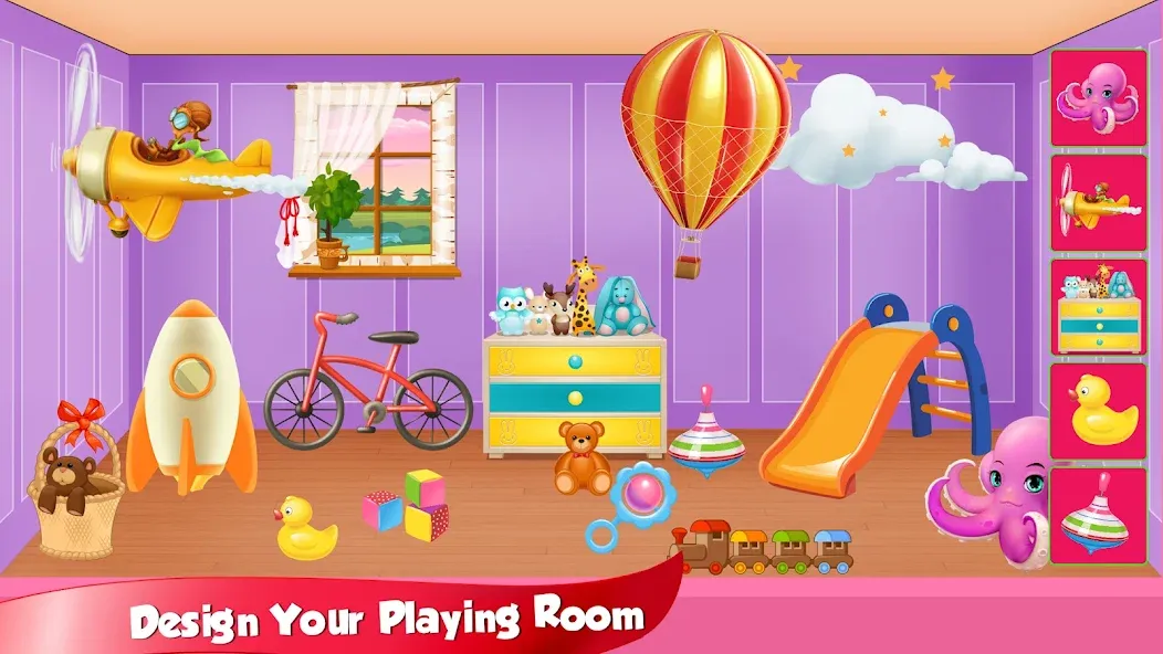 Girl Doll House Design & Clean  [МОД Бесконечные монеты] Screenshot 3