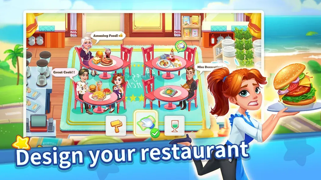 Cooking Master Adventure Games (Кукинг Мастер)  [МОД Бесконечные деньги] Screenshot 2