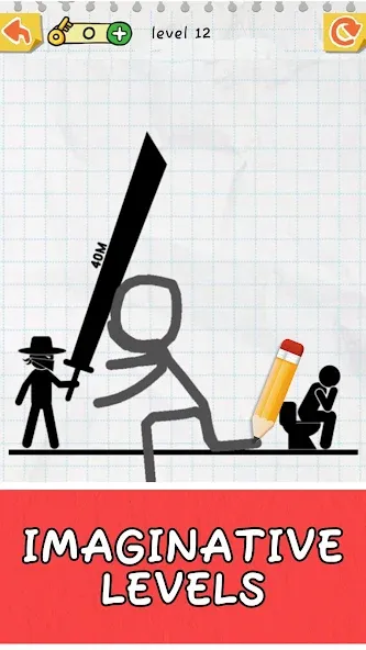 Draw 2 Save: Stickman Puzzle (Дроу 2 Сэйв)  [МОД Все открыто] Screenshot 1