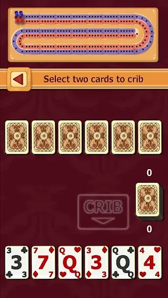 Cribbage (Криббидж)  [МОД Бесконечные монеты] Screenshot 1