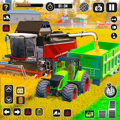 Скачать взлом Tractor Farming Game Harvester  [МОД Бесконечные деньги] на Андроид