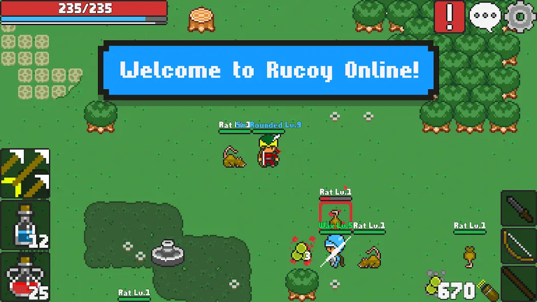 Rucoy Online - MMORPG MMO RPG (Рукой Онлайн)  [МОД Меню] Screenshot 1