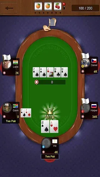 Texas holdem poker king  [МОД Бесконечные деньги] Screenshot 5