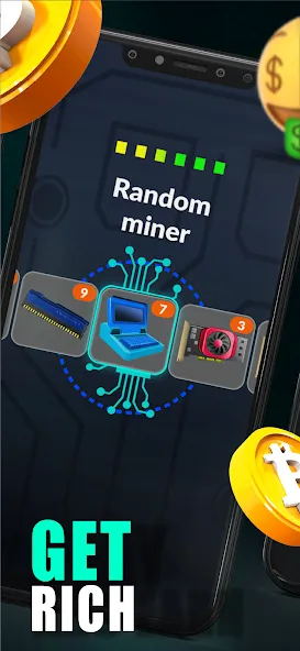 Merge Crypto Miner: Earn Money (Мердж Крипто Майнер)  [МОД Бесконечные деньги] Screenshot 2