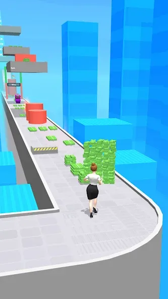 Money Run 3D (Мани Ран 3Д)  [МОД Menu] Screenshot 3