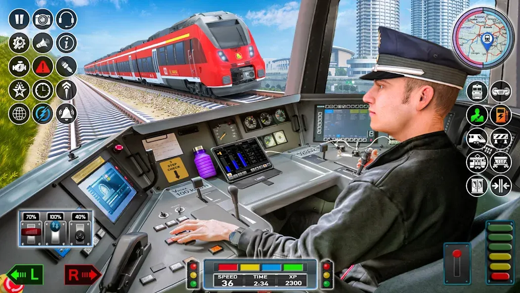 City Train Game 3d Train games  [МОД Unlimited Money] Screenshot 2