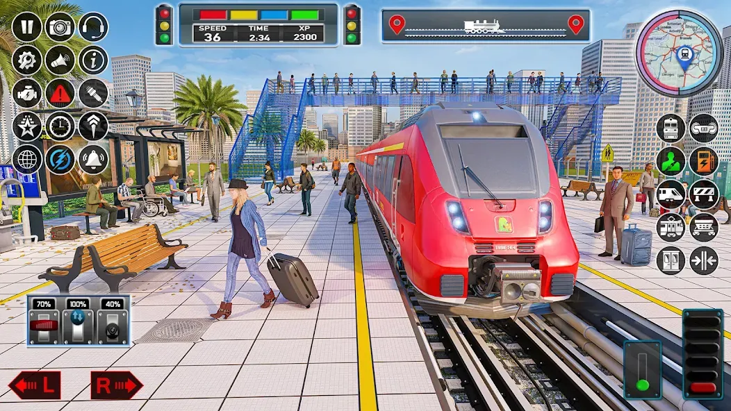 City Train Game 3d Train games  [МОД Unlimited Money] Screenshot 5