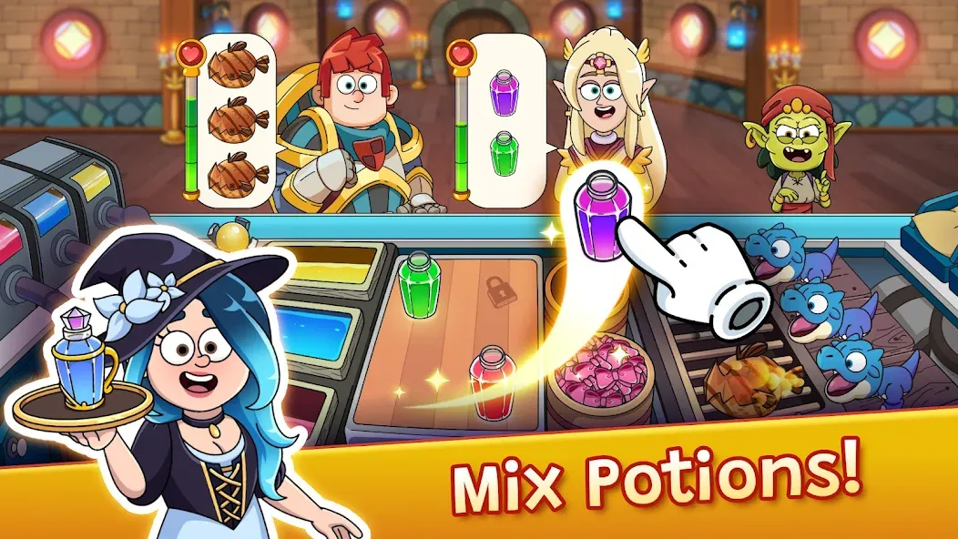 Potion Punch 2: Cooking Quest (Пошен Панч 2)  [МОД Бесконечные деньги] Screenshot 1