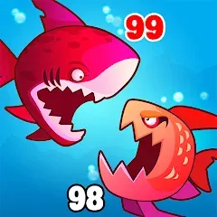 Скачать взлом Eat Fish.IO : Fish Battle  [МОД Много денег] на Андроид